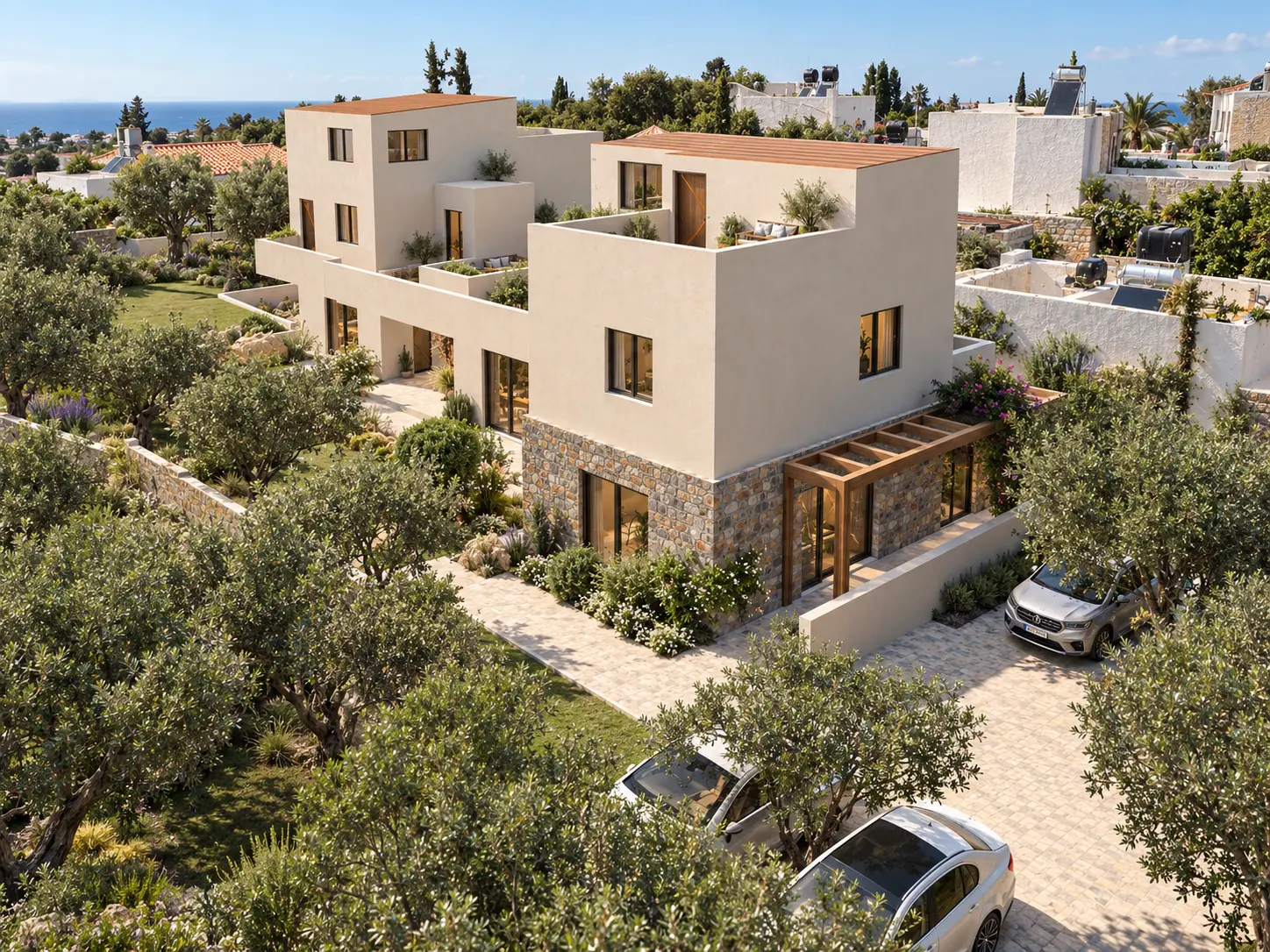 Second architectural rendering of Epano Sisi 2