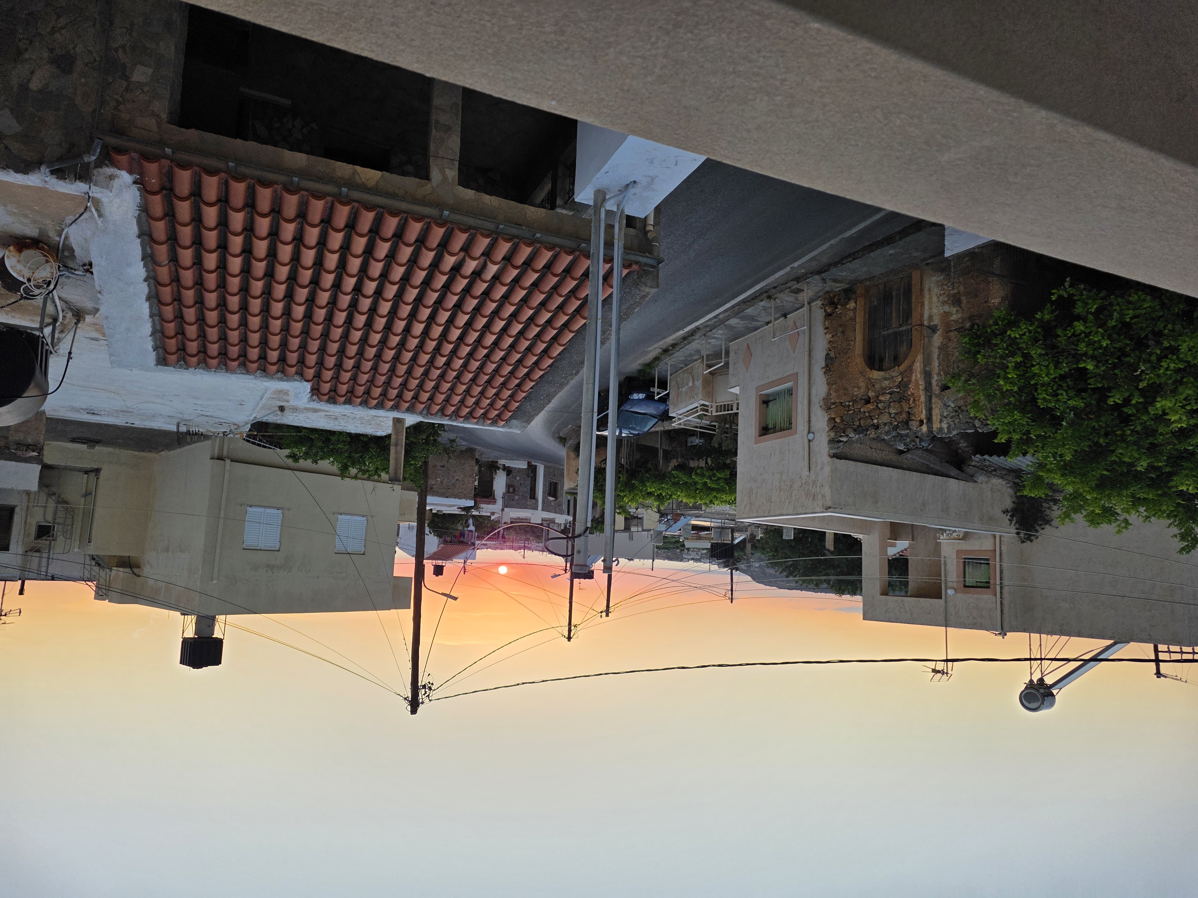 Epano Sisi — sunset village view
