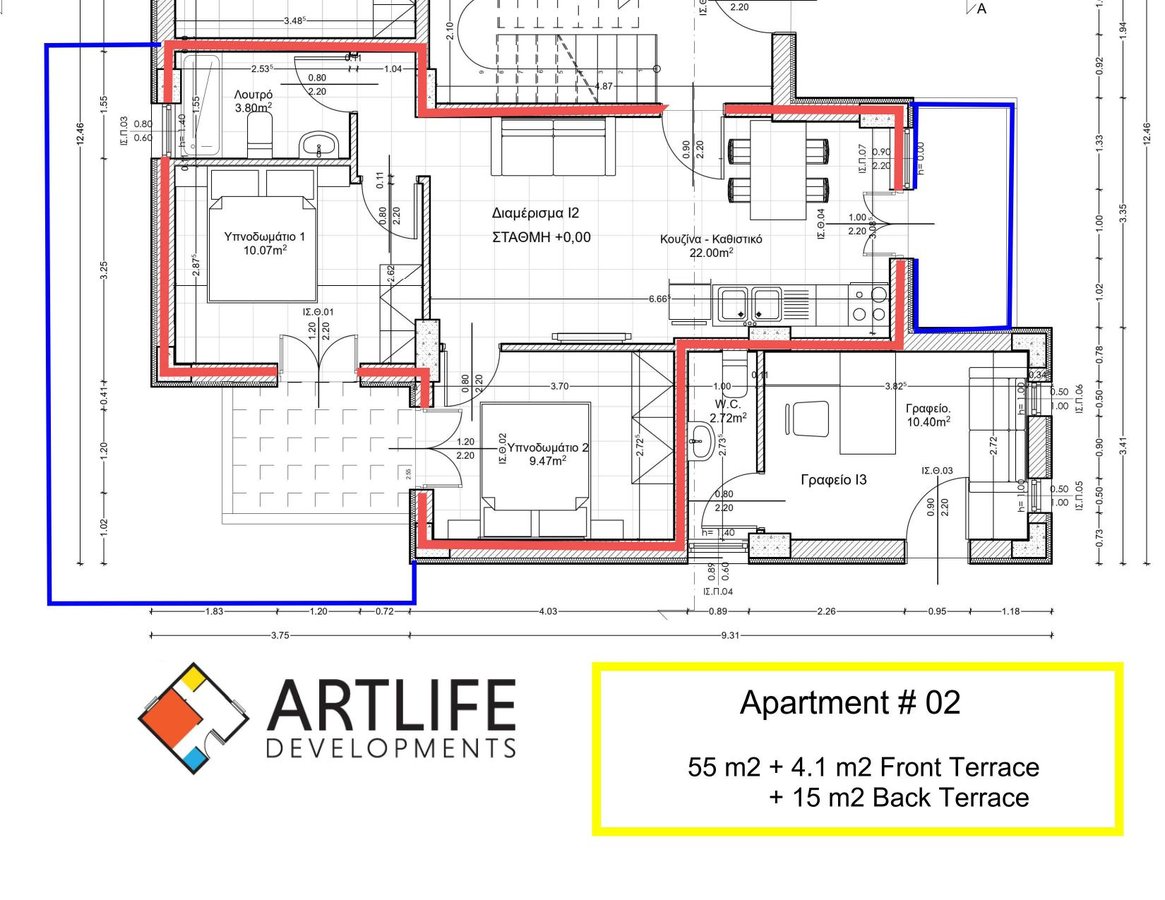 Apartment #02 floor plan